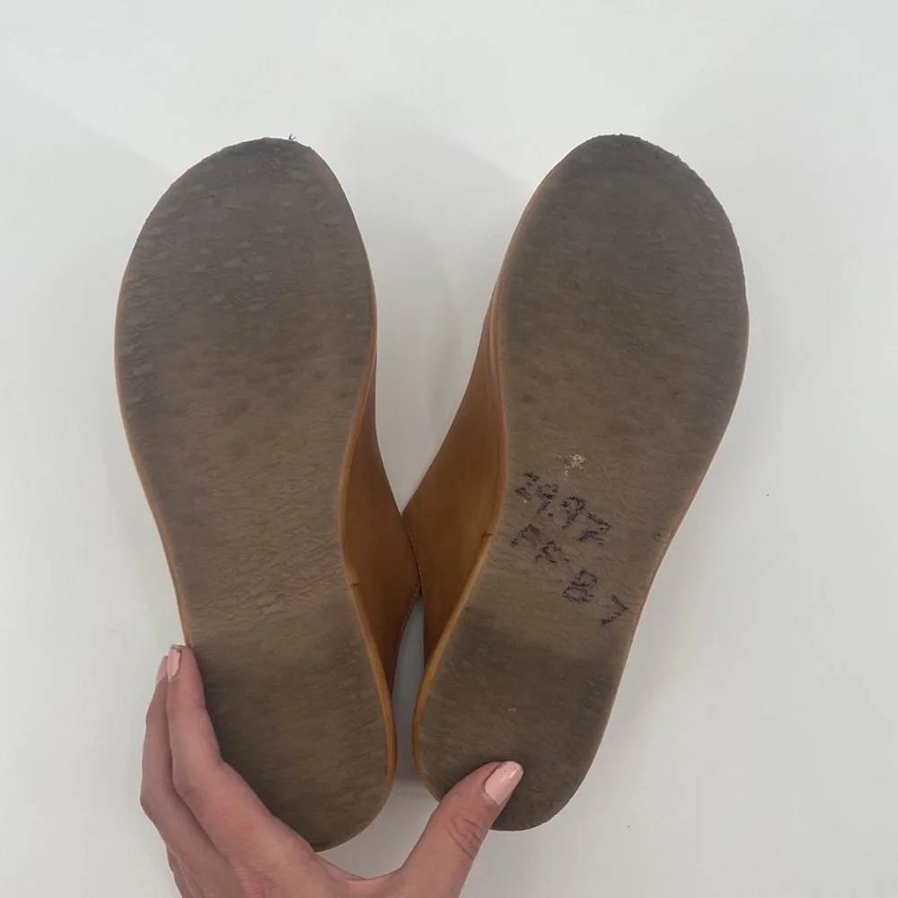 FREE PEOPLE Morgan Mules Leather Clog Platform - Picture 15 of 16